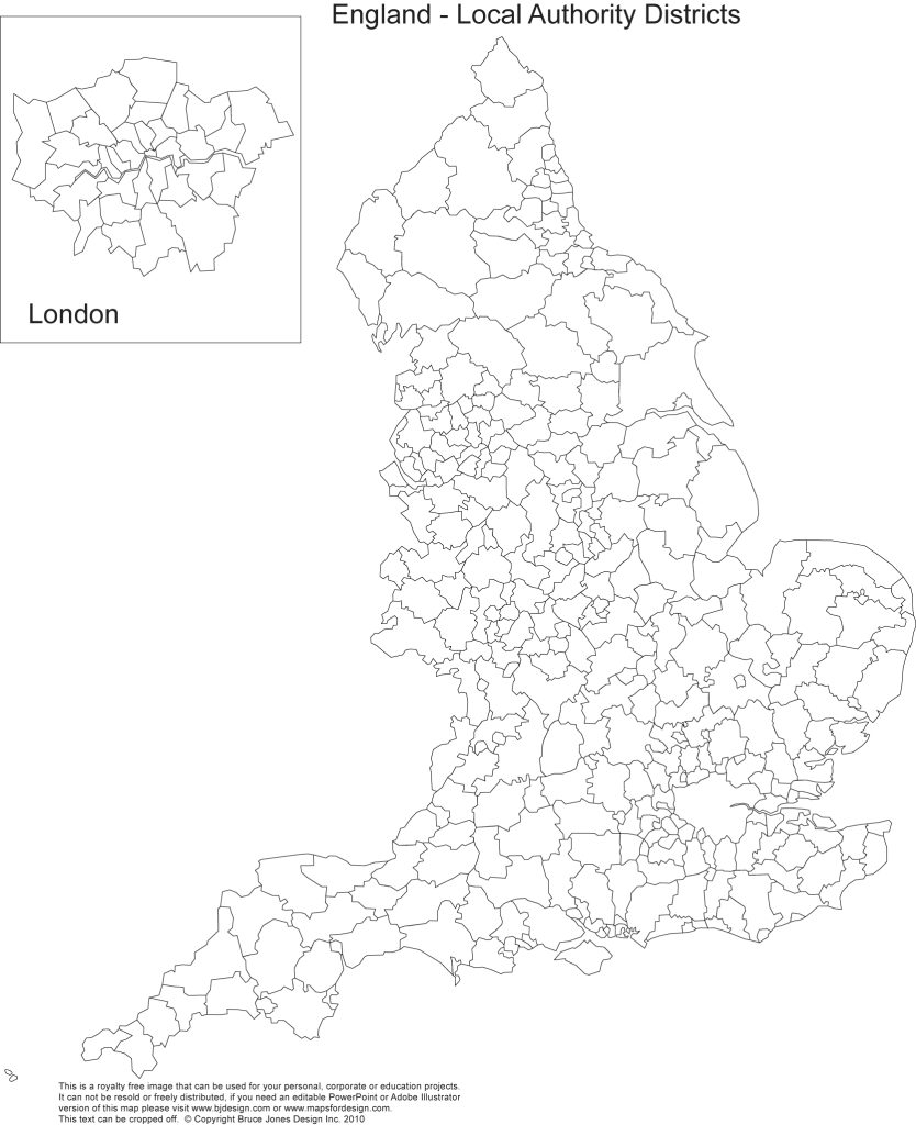 Printable Blank Map Of Uk