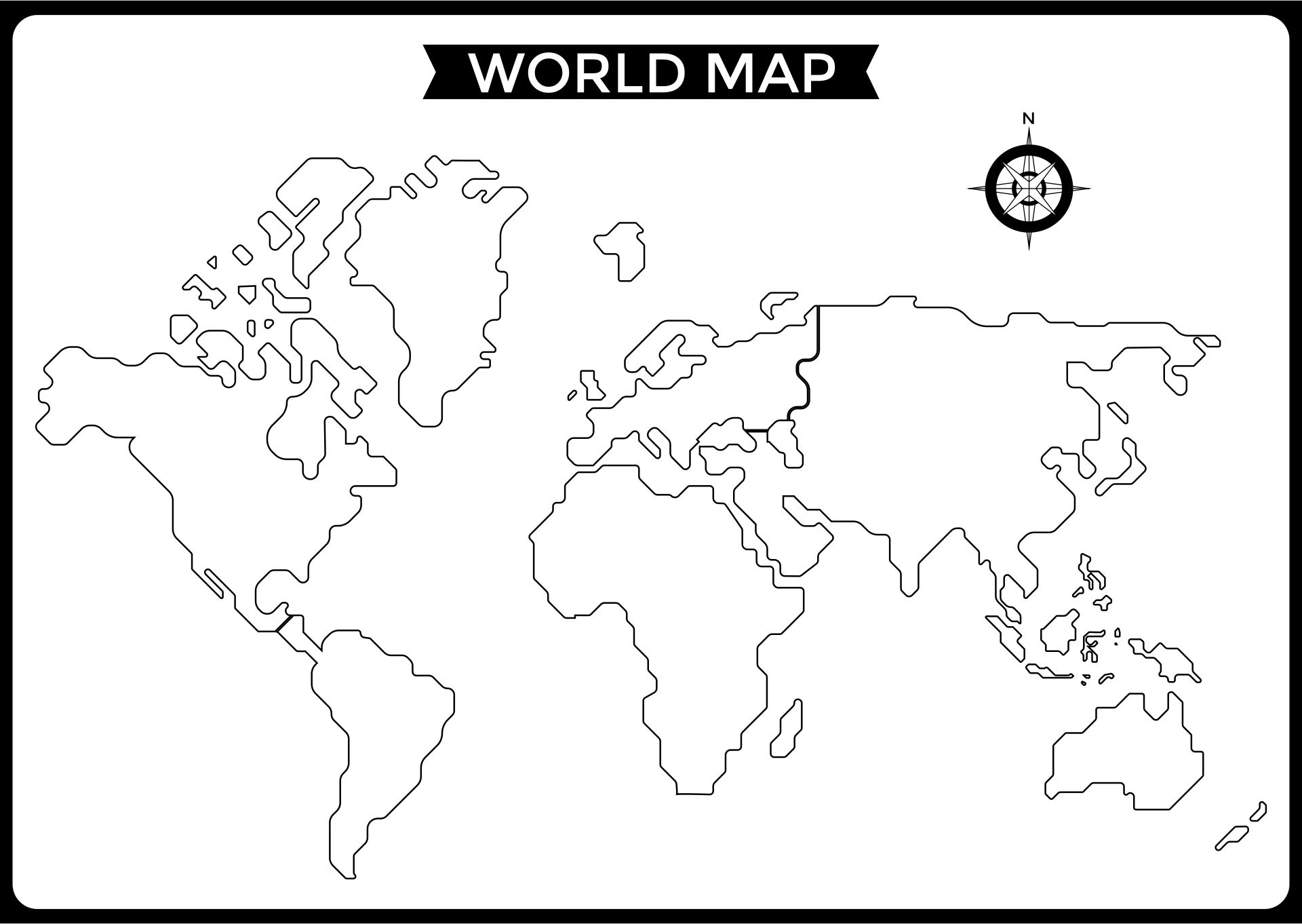 Printable Blank World Map Pdf