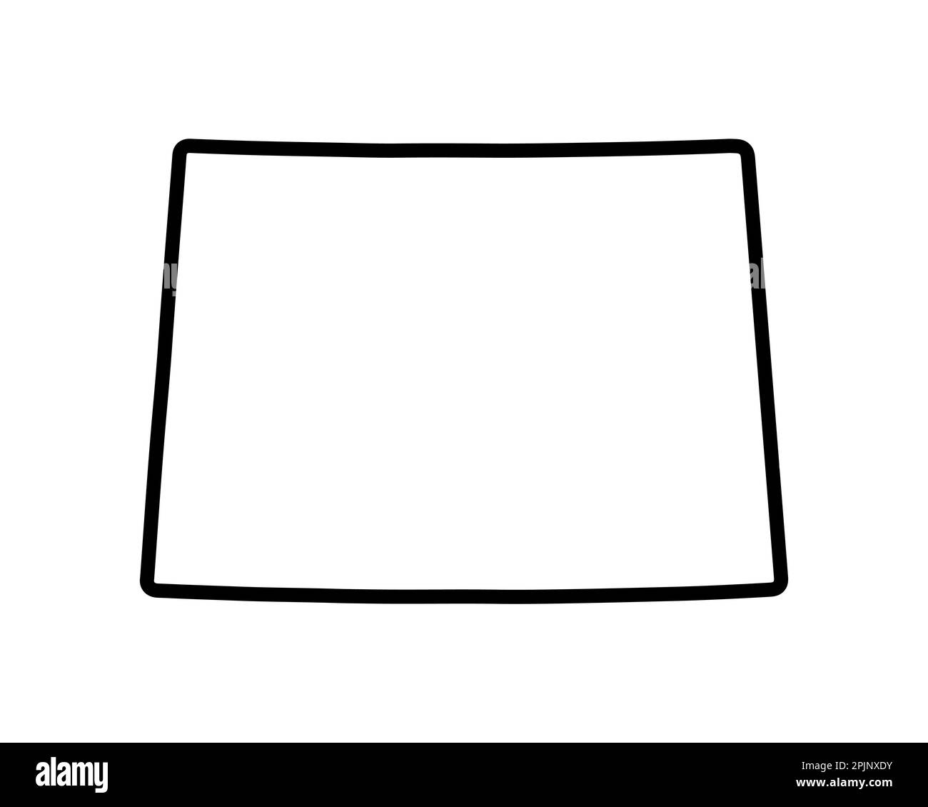 Printable Blank Map Of Wyoming