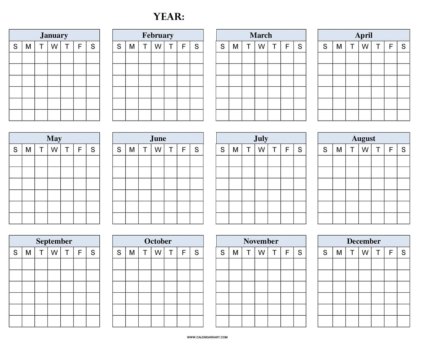 Year At A Glance Calendar School Academic Calendar